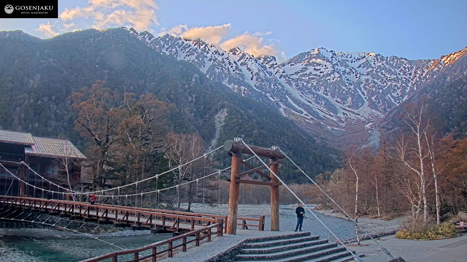 上高地河童橋 即時影像 - 2026-04-18 17:49