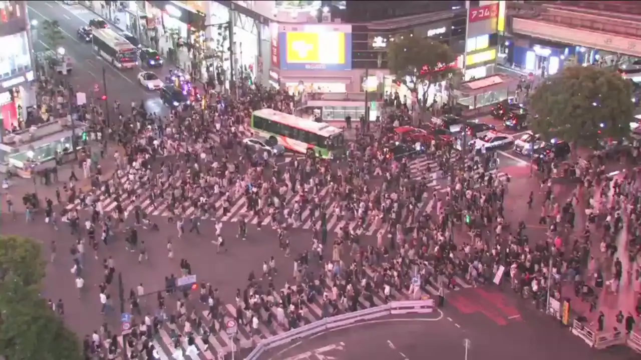 澀谷十字路口 即時影像 - 2026-05-02 18:48