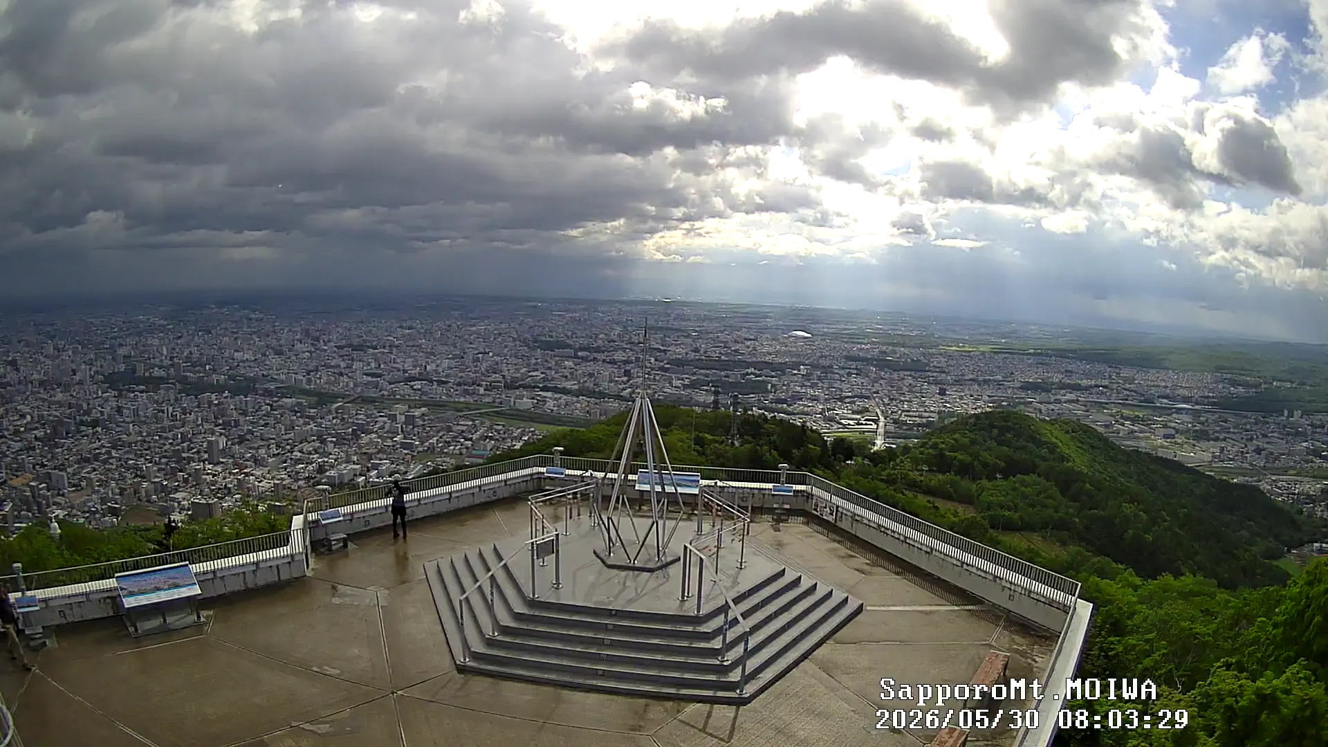 札幌藻岩山 即時影像 - 2026-05-30 08:03