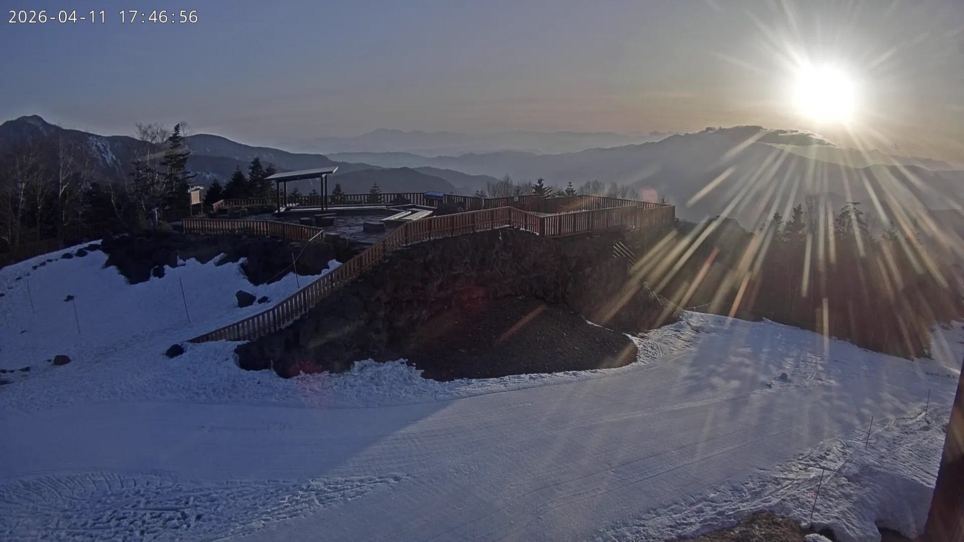 丸沼高原滑雪場 即時影像 - 2026-04-11 17:47